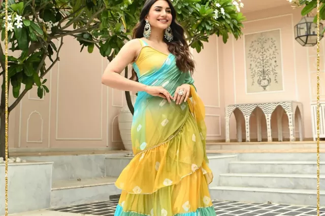 Saree Gowns and Draped Dresses
