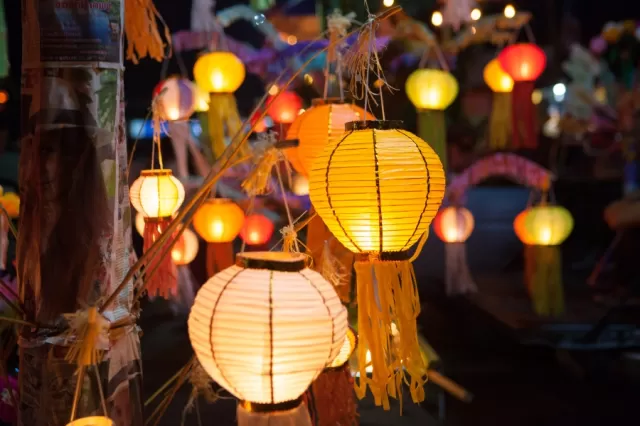 paper lanterns