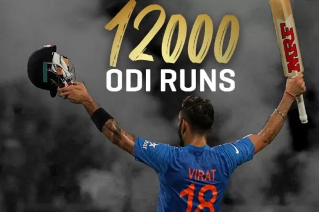 Fastest to 12,000 ODI Runs