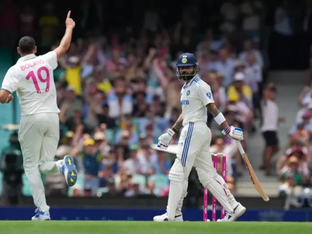 Virat Kohli's last Test match details