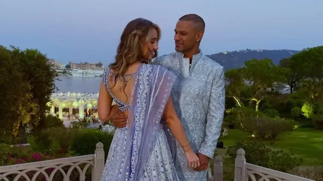 Shikhar Dhawan Sophie Shine