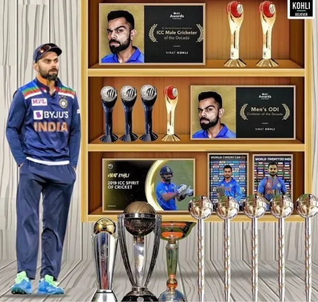Virat Kohli 8 Awards