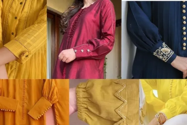 Long Cuff Sleeve Kurti Design for Eid 2026