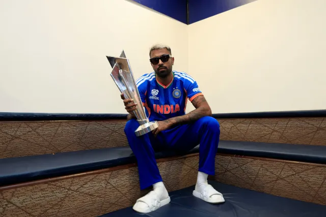 Team India HD Wallpaper with T20 World Cup 2026 Trophy, Download