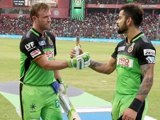 Virat Kohli and AB de Villiers 