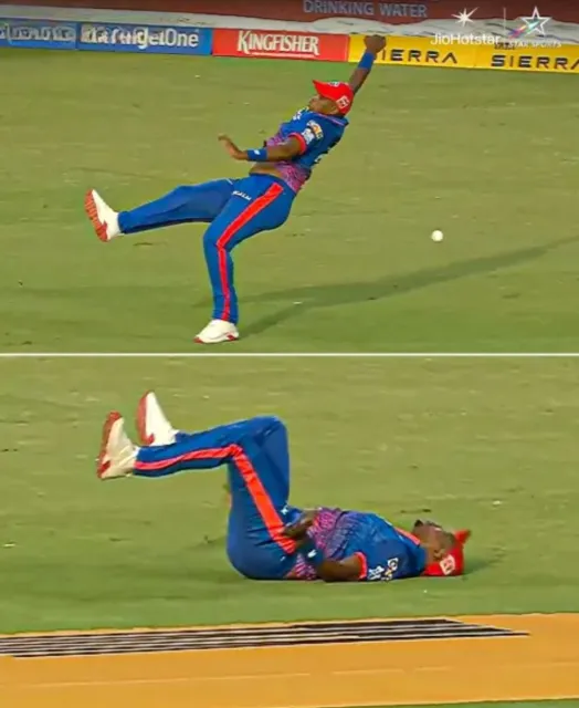 Lungi Ngidi Injured While Fielding, Leaves the Field in an Ambulance