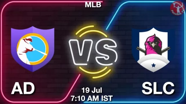 AD vs SLC Dream11 Fantasy Prediction AD vs SLC Dream11 Team Prediction, Fantasy Baseball Tips