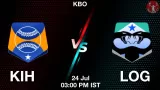 KIH vs LOG Match Prediction & Fantasy Tips - <small>Thu, 24 Jul 03:00 PM IST</small>