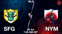 SFG vs NYM Match Result
