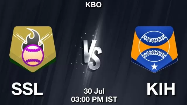 SSL vs KIH ड्रीम11 भविष्यवाणी, फैंटेसी बेसबॉल टीम - 30 जुलाई 2025