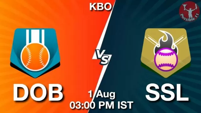 DOB vs SSL Dream11 Fantasy Prediction DOB vs SSL Dream11 Team Prediction, Fantasy Baseball Tips