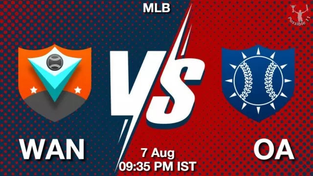 WAN vs OA Dream11 Team Prediction, Fantasy Baseball Tips
