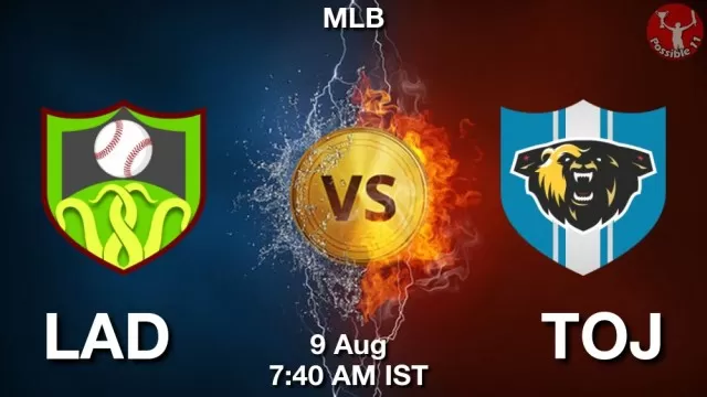 LAD vs TOJ Dream11 Team Prediction, Fantasy Baseball Tips
