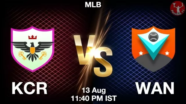 KCR vs WAN Dream11 Team Prediction, Fantasy Baseball Tips