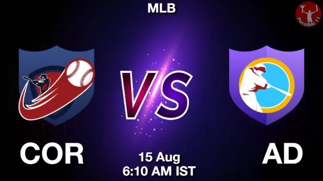 COR vs AD Dream11 Team Prediction, Fantasy Baseball Tips