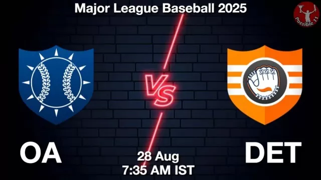OA vs DET Match Previews OA vs DET Match Previews and Baseball Tips