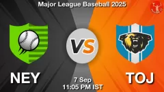NEY vs TOJ Match Result