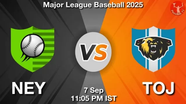 NEY vs TOJ Match Previews NEY vs TOJ Match Previews and Baseball Tips