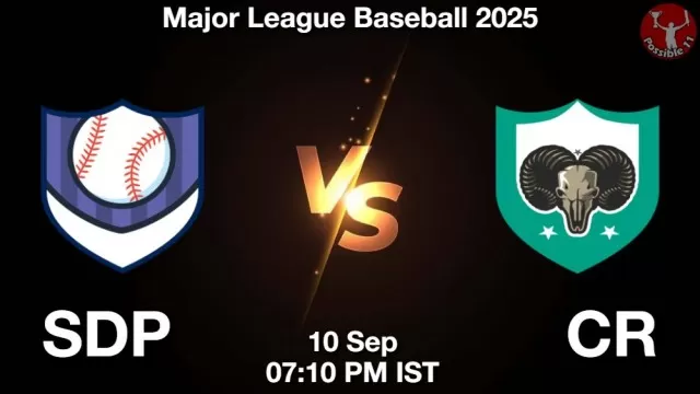 SDP vs CR ड्रीम11 भविष्यवाणी, फैंटेसी बेसबॉल टीम - 10 सितम्बर 2025