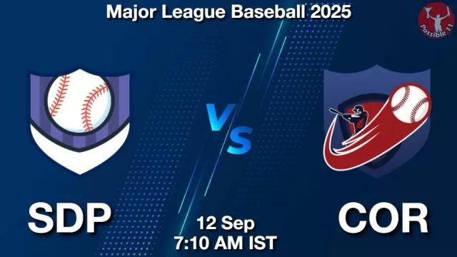 SDP vs COR Match Previews and Baseball Tips
