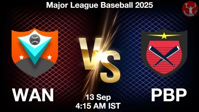 WAN vs PBP Match Previews and Baseball Tips