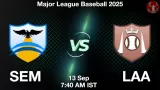 SEM vs LAA Match Preview & Latest Updates - <small>Sat, 13 Sep 07:40 AM IST</small>