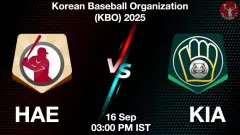HAE vs KIA Match Result