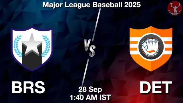BRS vs DET Match Previews and Baseball Tips