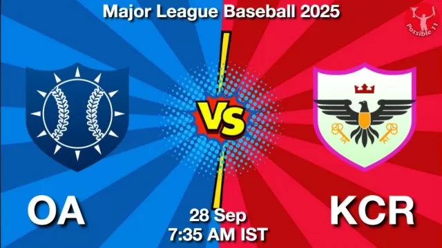 OA vs KCR Match Previews and Baseball Tips