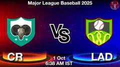 CR vs LAD Match Result