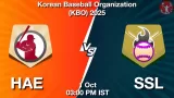 HAE vs SSL Match Preview & Latest Updates - <small>Wed, 01 Oct 03:00 PM IST</small>