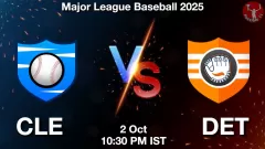 CLE vs DET Match Result