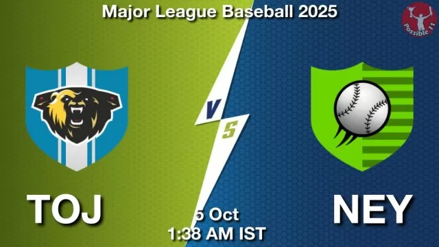 TOJ vs NEY Match Previews TOJ vs NEY Match Previews and Baseball Tips