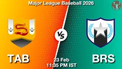 TAB vs BRS Match Result