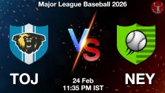 TOJ vs NEY Match Result