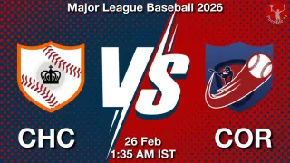 CHC vs COR - Major League