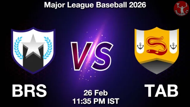BRS vs TAB Match Previews and Baseball Tips