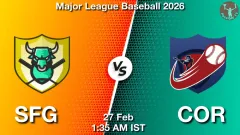 SFG vs COR Match Result