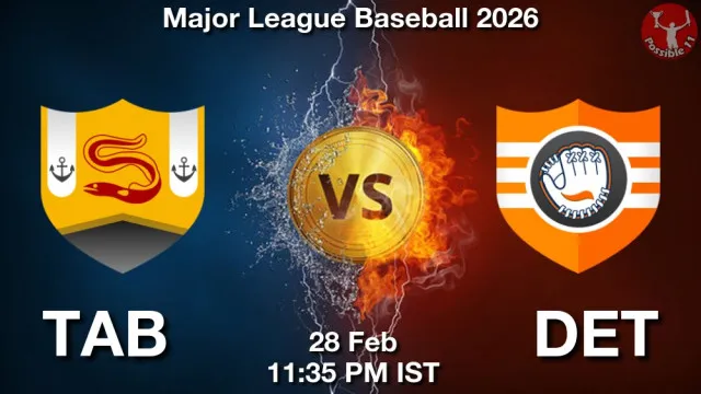 TAB vs DET Match Previews and Baseball Tips