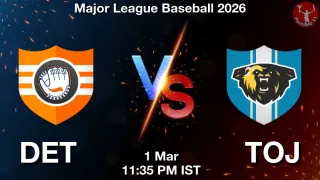 DET vs TOJ DET vs TOJ - Major League