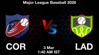 COR vs LAD - Major League