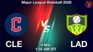 CLE vs LAD Matcch Previews