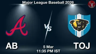 AB vs TOJ - Major League