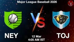 NEY vs TOJ Match Result