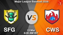 SFG vs CWS Match Result