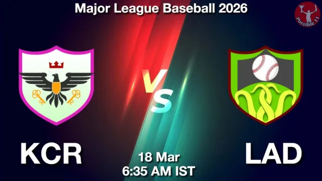 KCR vs LAD Match Previews and Baseball Tips