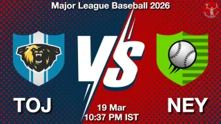 TOJ vs NEY - Major League