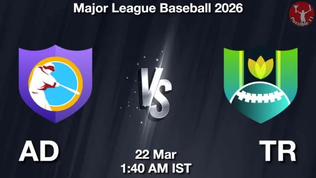 AD vs TR Match Previews and Baseball Tips