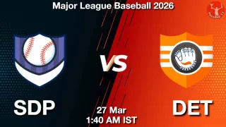 SDP vs DET - Major League