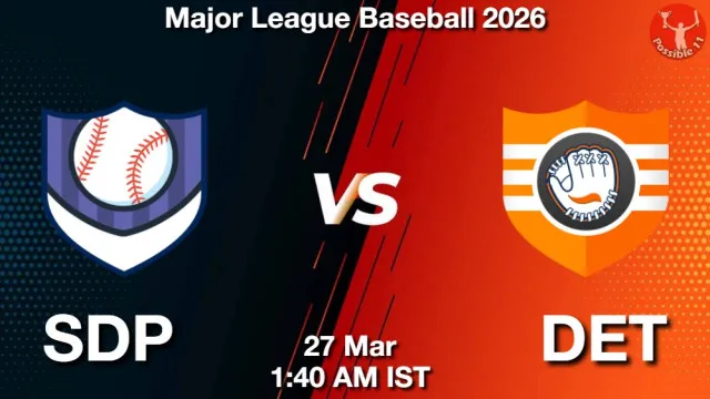 SDP vs DET Match Previews and Baseball Tips